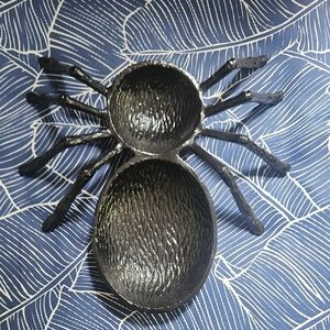 Black Spider-Shaped Decorative Bowl